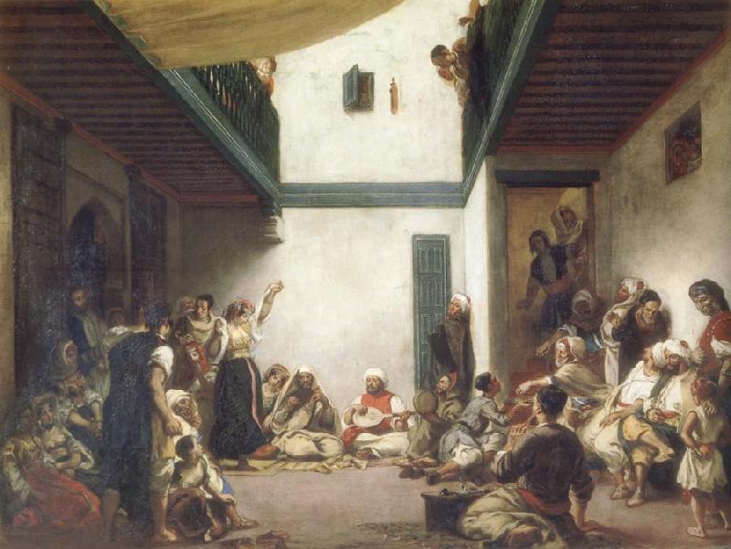 Eugene Delacroix Jewish Wedding in Morocco oil painting image